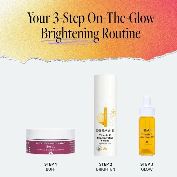 DERMA-E Discovery Kit On-The Glow, NIB - Picture 5 of 5